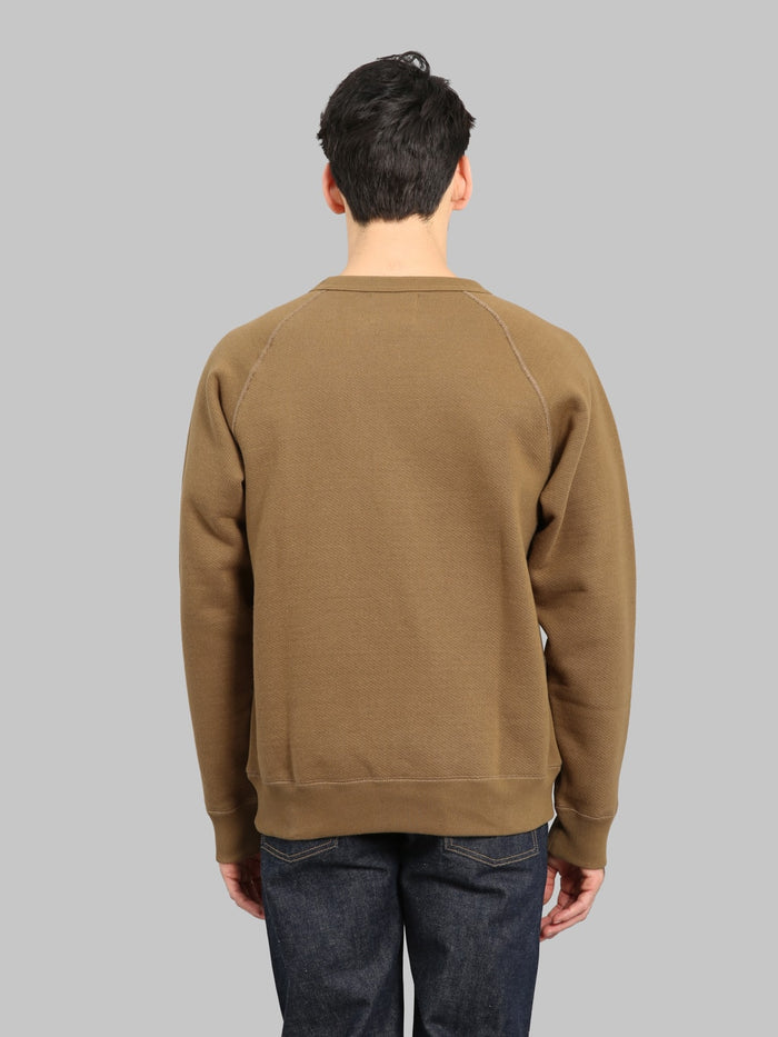 Wonder Looper Pullover Crewneck 876gsm Double Heavyweight French Terry Dune back fit