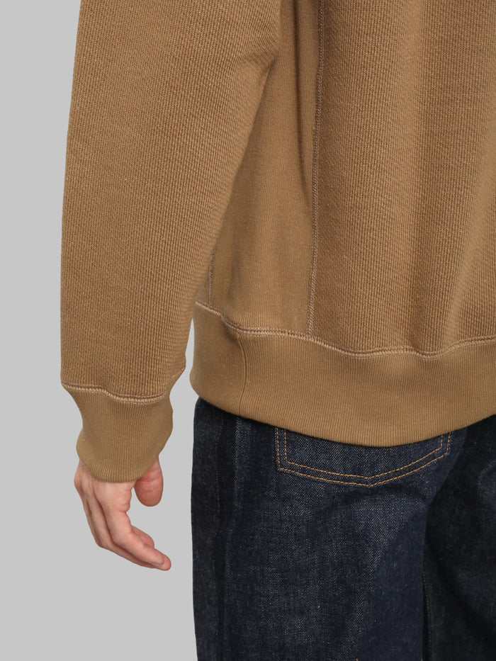 Wonder Looper Pullover Crewneck 876gsm Double Heavyweight French Terry Dune hem