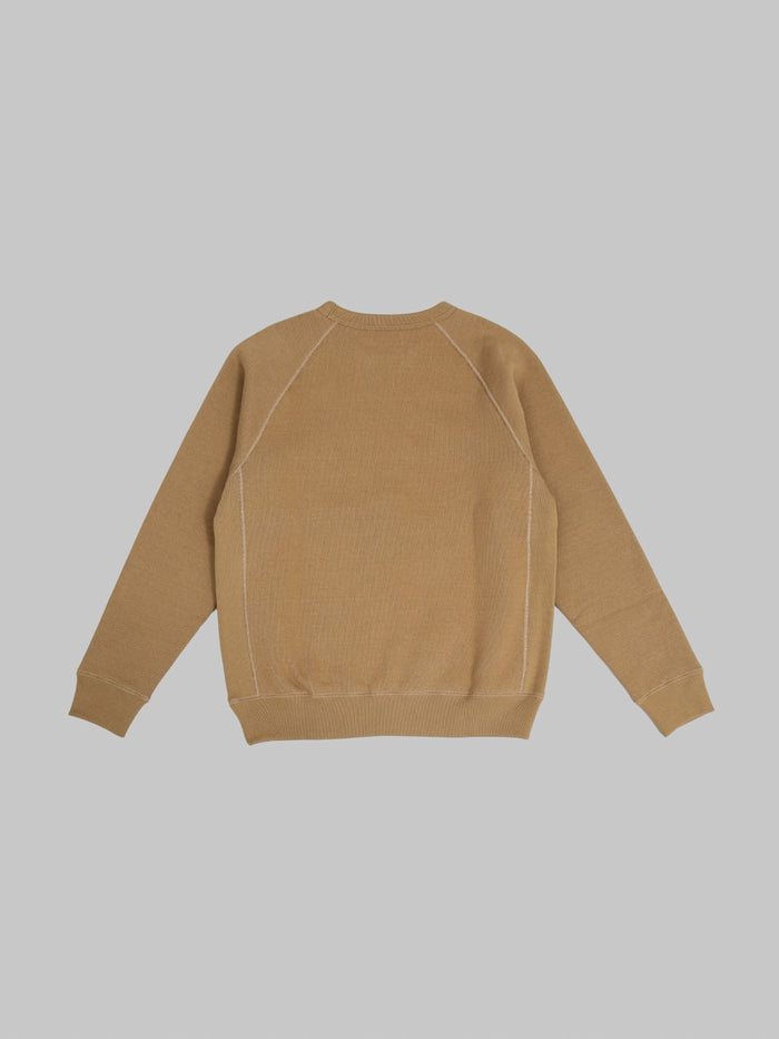 Wonder Looper Pullover Crewneck 876gsm Double Heavyweight French Terry Dune back