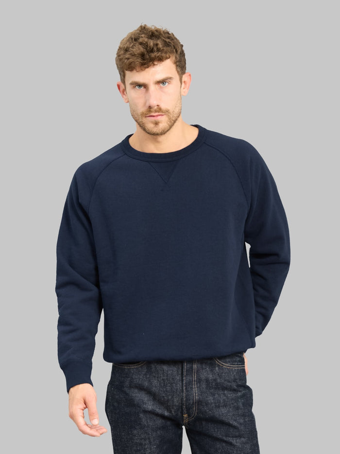 Wonder Looper Pullover Crewneck Super Looper French Terry Navy