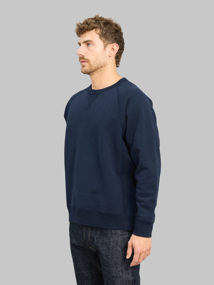 Wonder Looper Pullover Crewneck Super Looper French Terry Navy