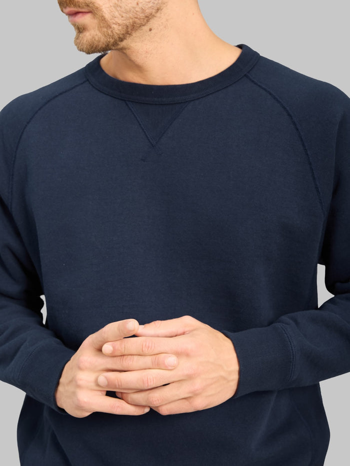Wonder Looper Pullover Crewneck Super Looper French Terry Navy