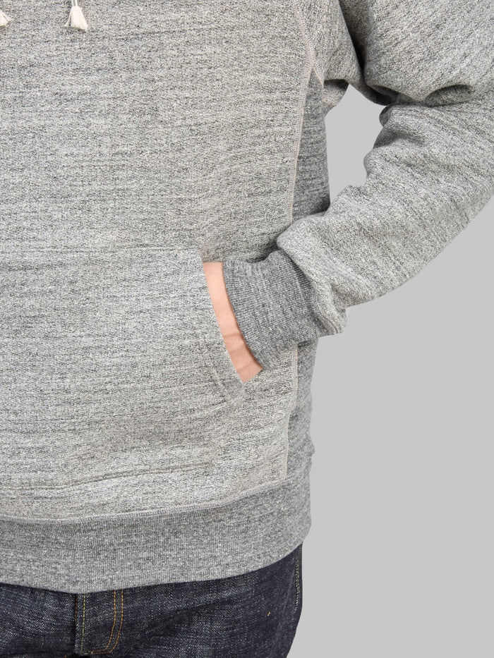 wonder looper pullover hoodie fleeced foxfibre charcoal pocket