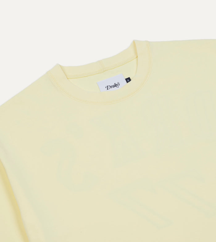 Yellow '77' Print Short-Sleeve Hiking T-Shirt